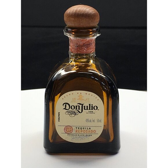Don Julio Reposado Tequila Liquor Mini Bottle Empty Brown Glass 50mL - Picture 1 of 9